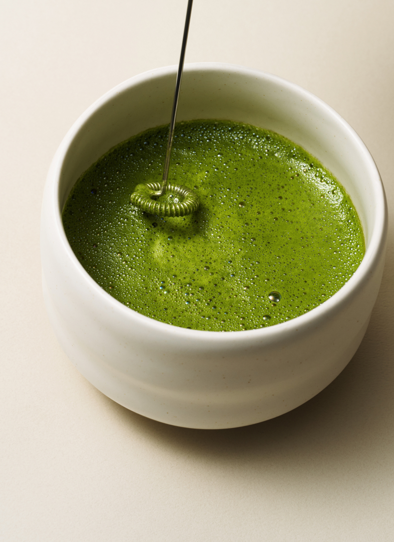 Osulloc Matcha-Ritual-Set | 40 g Matcha + kabelloser Schneebesen + 100 ml Glas