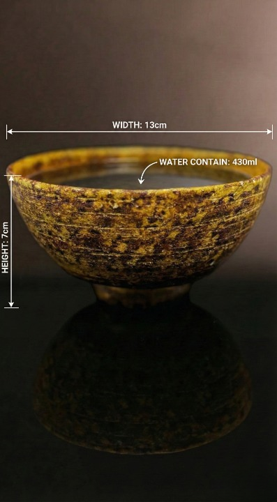 Korean Matcha Bowl Chawan by Master Na Yong Hwan – One-of-a-Kind Traditional Korean Ceramic