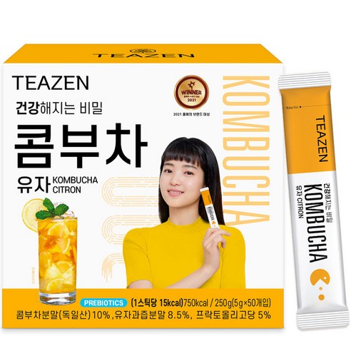 Teazen Kombucha Citron (30 or 50 Sticks)