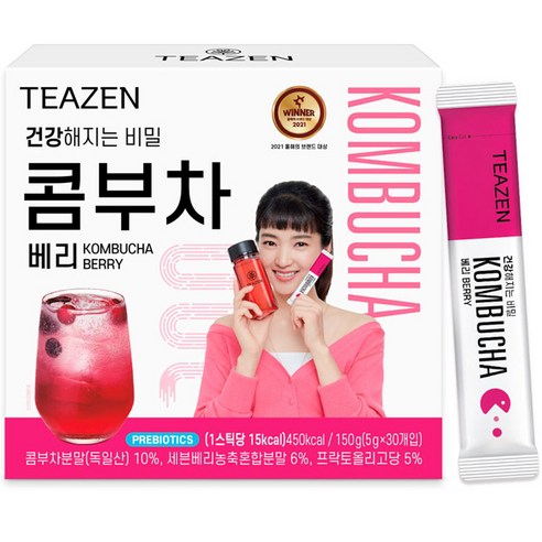 Teazen Kombucha Berry (30 or 50 Sticks)