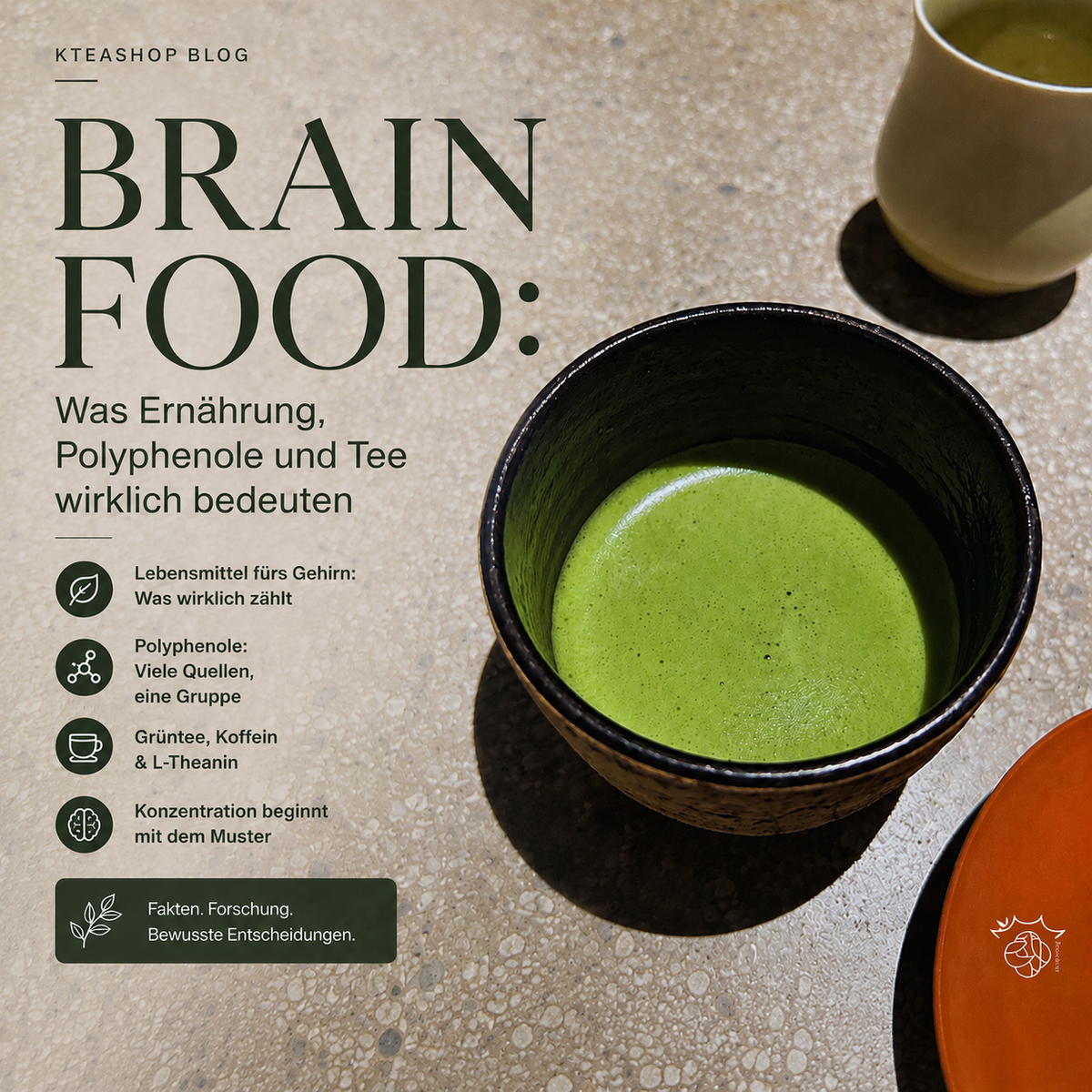 Brain Food: Was Ernährung, Polyphenole und Tee wirklich bedeuten