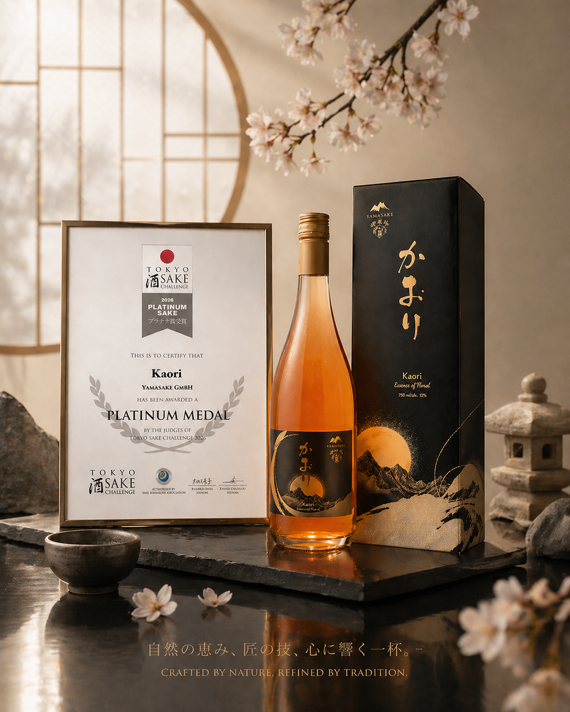 KTeaShop × YamaSake Won Platinum at the Tokyo Sake Challenge