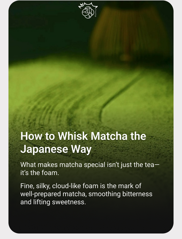 Matcha course Zurich - Tea sommelier demonstrates Japanese whisking technique for creamy foam without bitterness