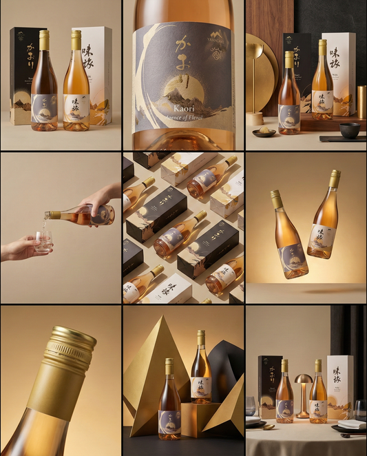 Kaori & Weilu — Tea-Infused Sake Collection | 500 bottle Edition