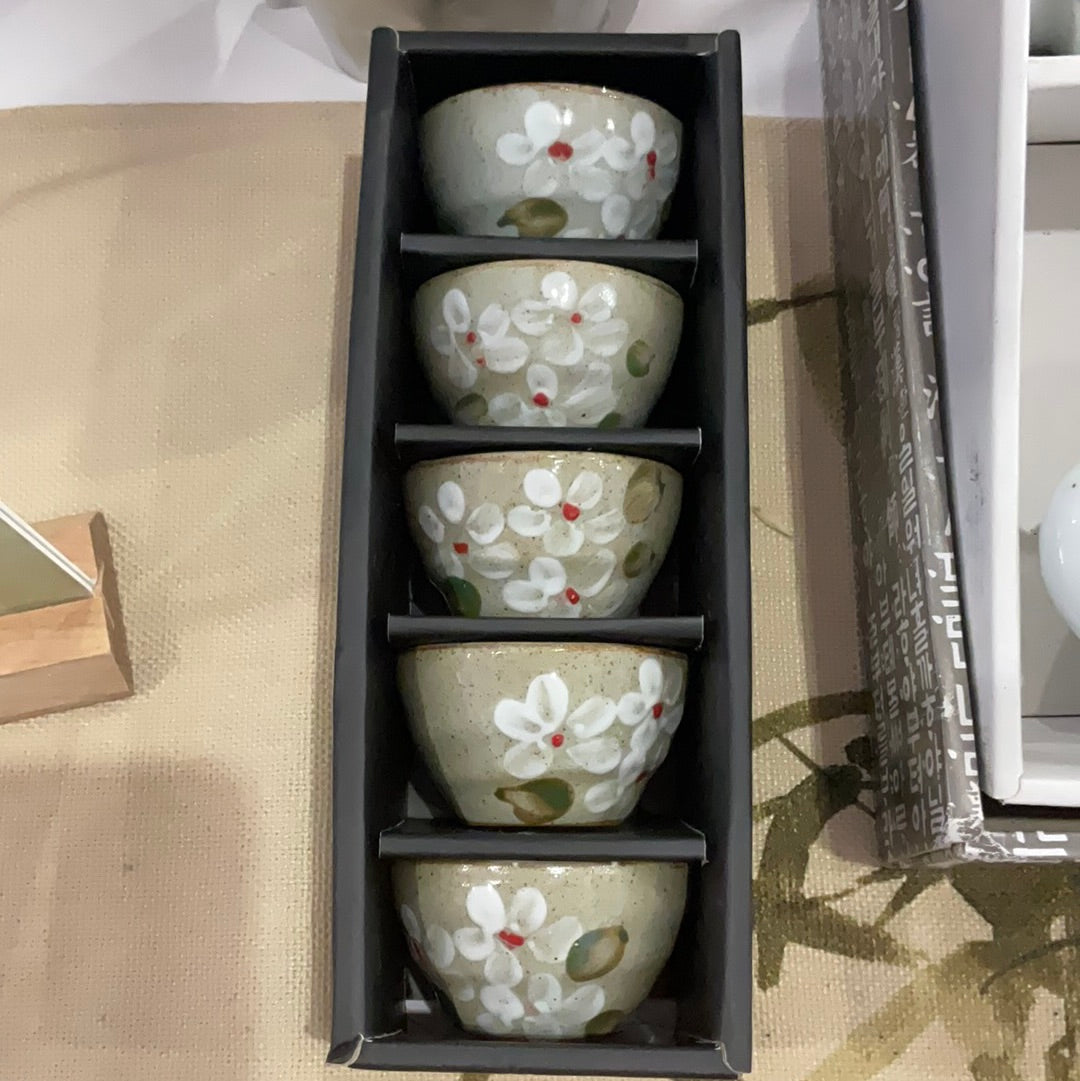 Ceramic tea cup | 5 cups