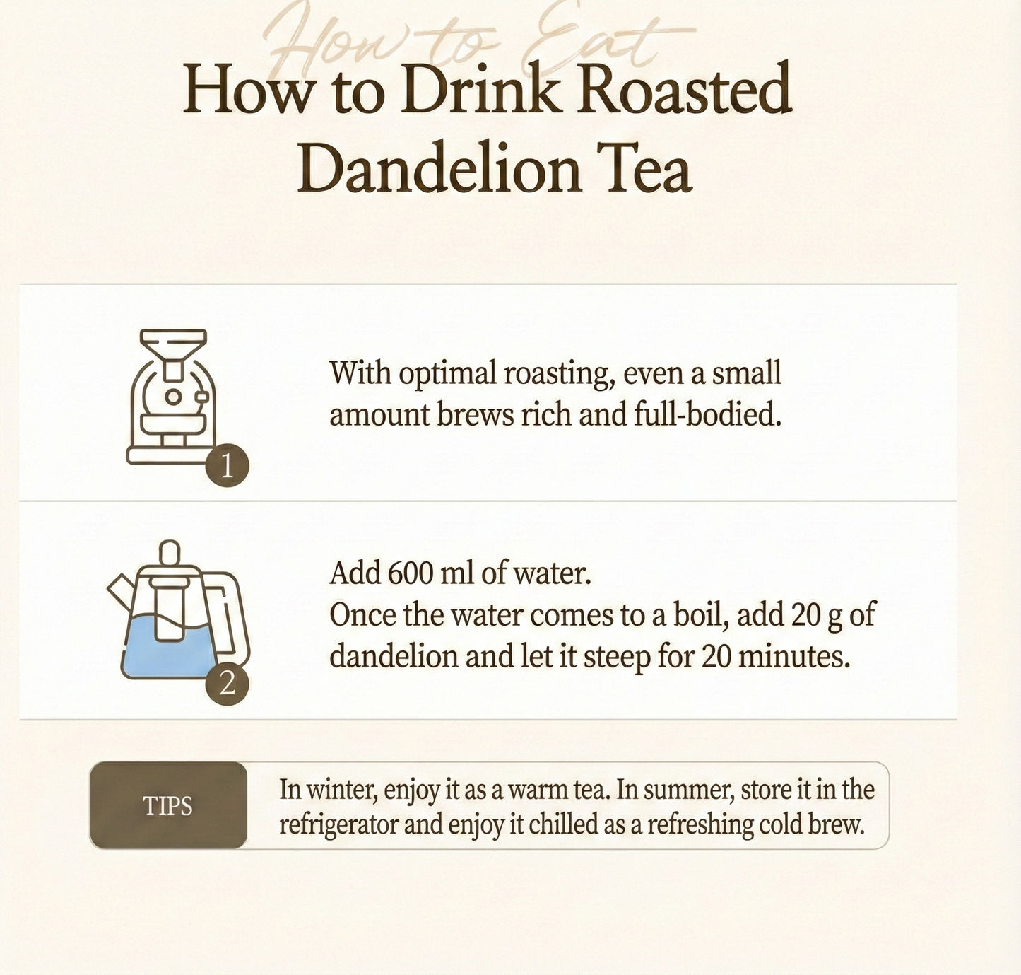 Premium Roasted Korean Solomon's Seal Tea - Joint Health &  Anti-Inflammatory Relief | Caffeine-Free | 150g