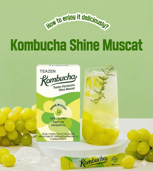 Kombucha Shine Muscat - Premium Korean Probiotic
