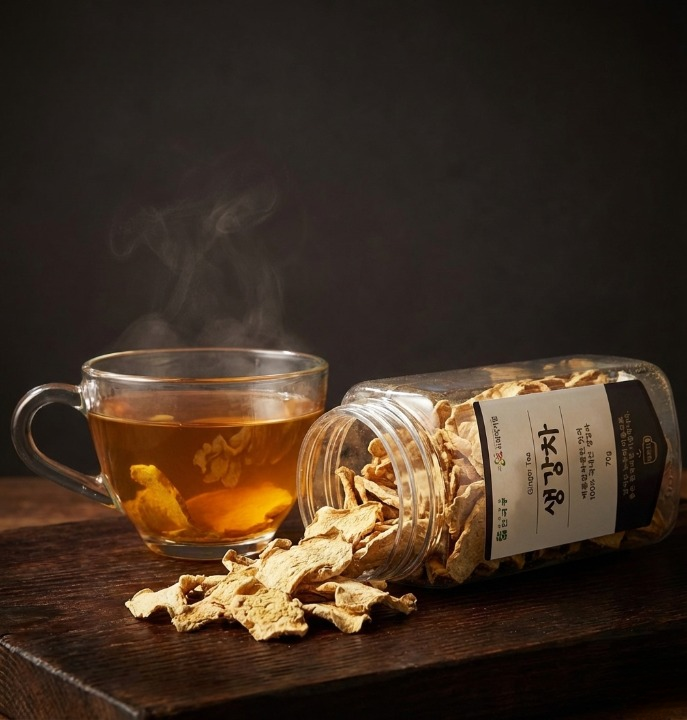 Traditional Korean Ginger Tea – Naturally Warming & Caffeine-Free (70g)