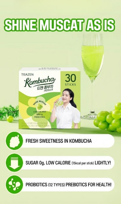 Kombucha Shine Muscat - Premium Korean Probiotic