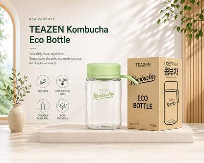 Authentisches koreanisches Kombucha-Set, insgesamt 80 Sticks + Trinkflasche