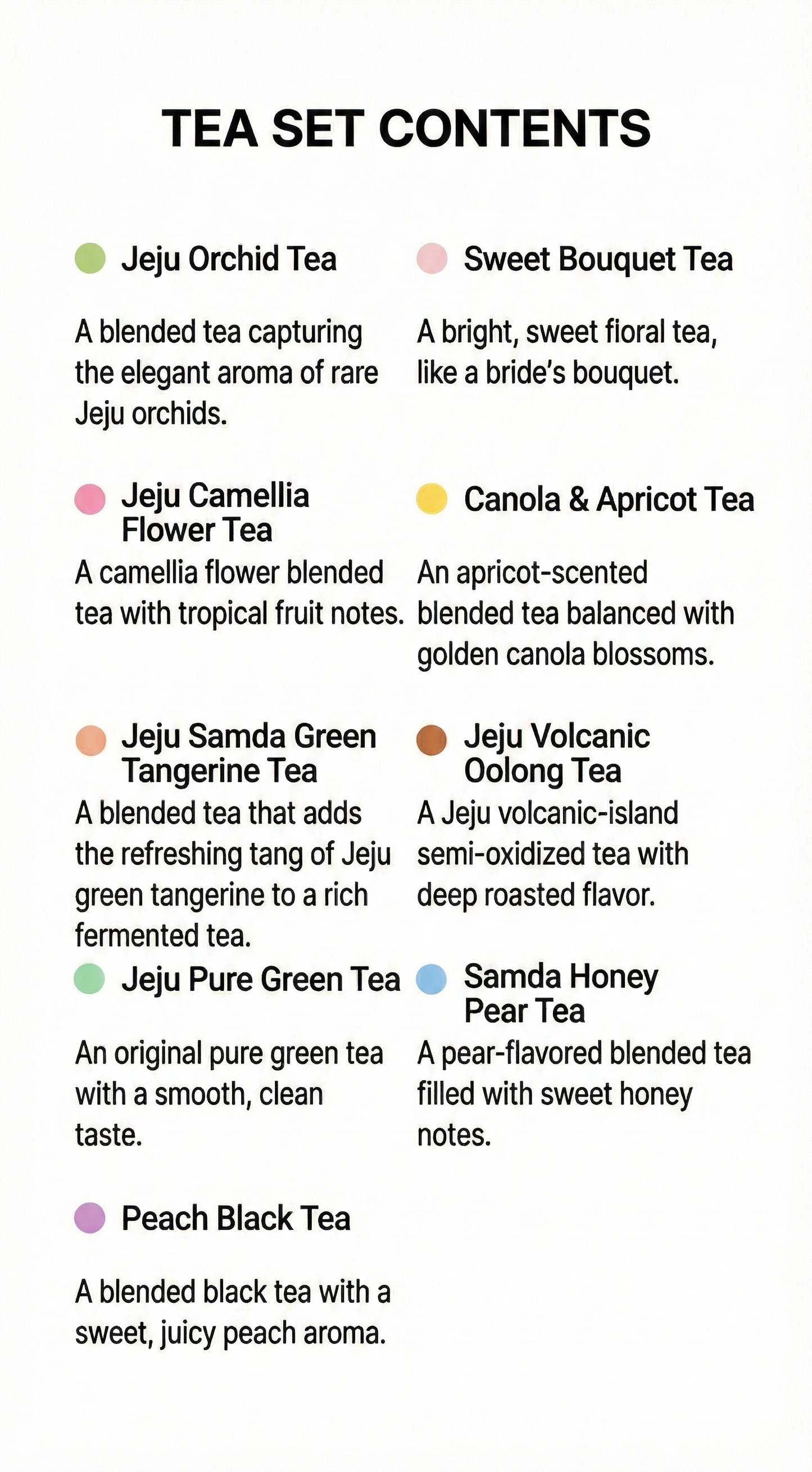 OSULLOC Teeset | Koreanische Premium-Teemischung im Beutel | Süßer Früchtetee | 36 Packungen 