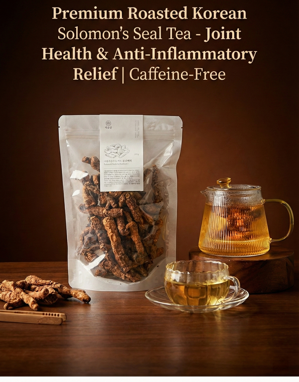 Premium Roasted Korean Solomon's Seal Tea - Joint Health &  Anti-Inflammatory Relief | Caffeine-Free | 150g