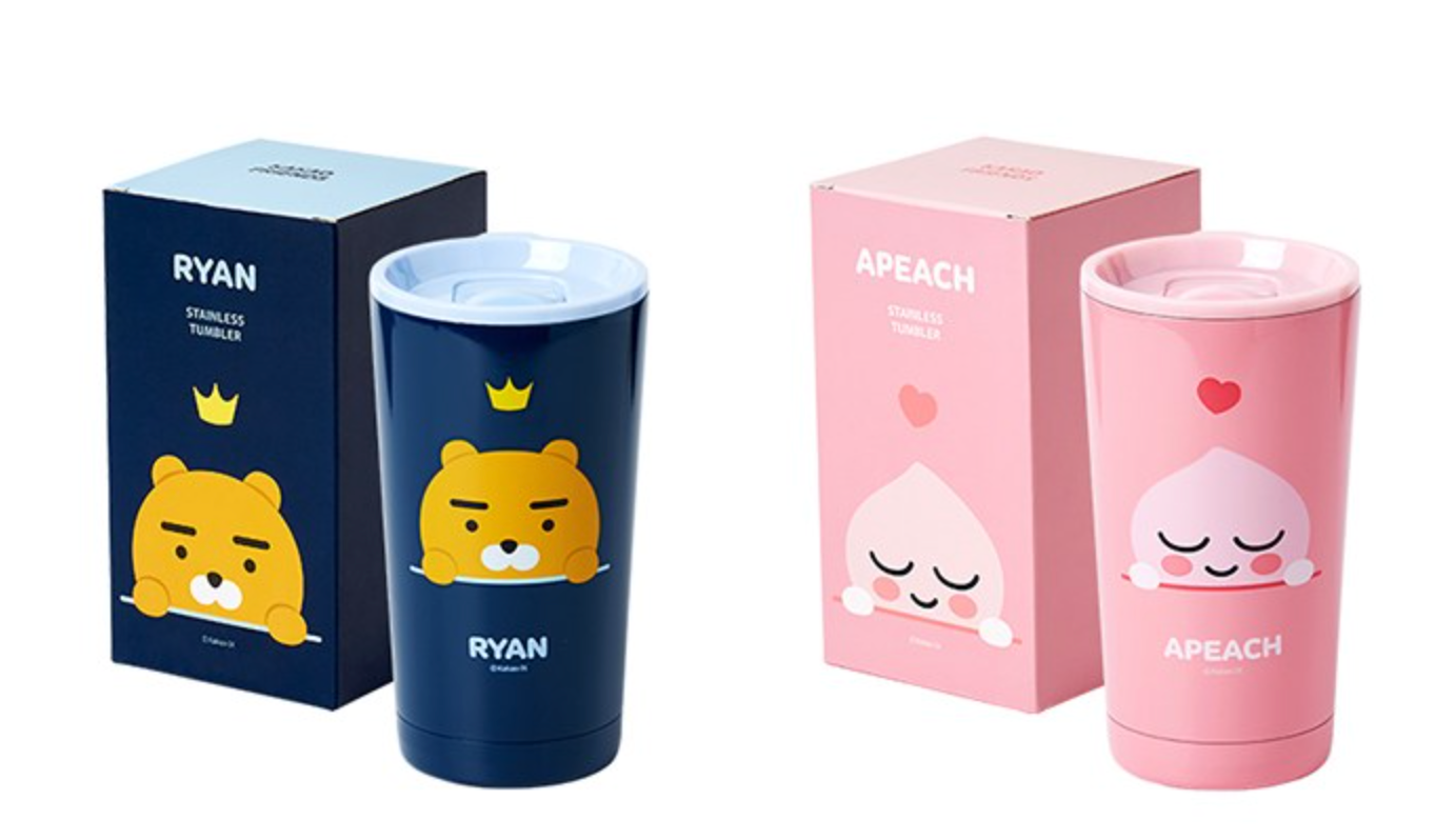 Kakao Freinds Tumbler (Pink or Navy) | 475ml size