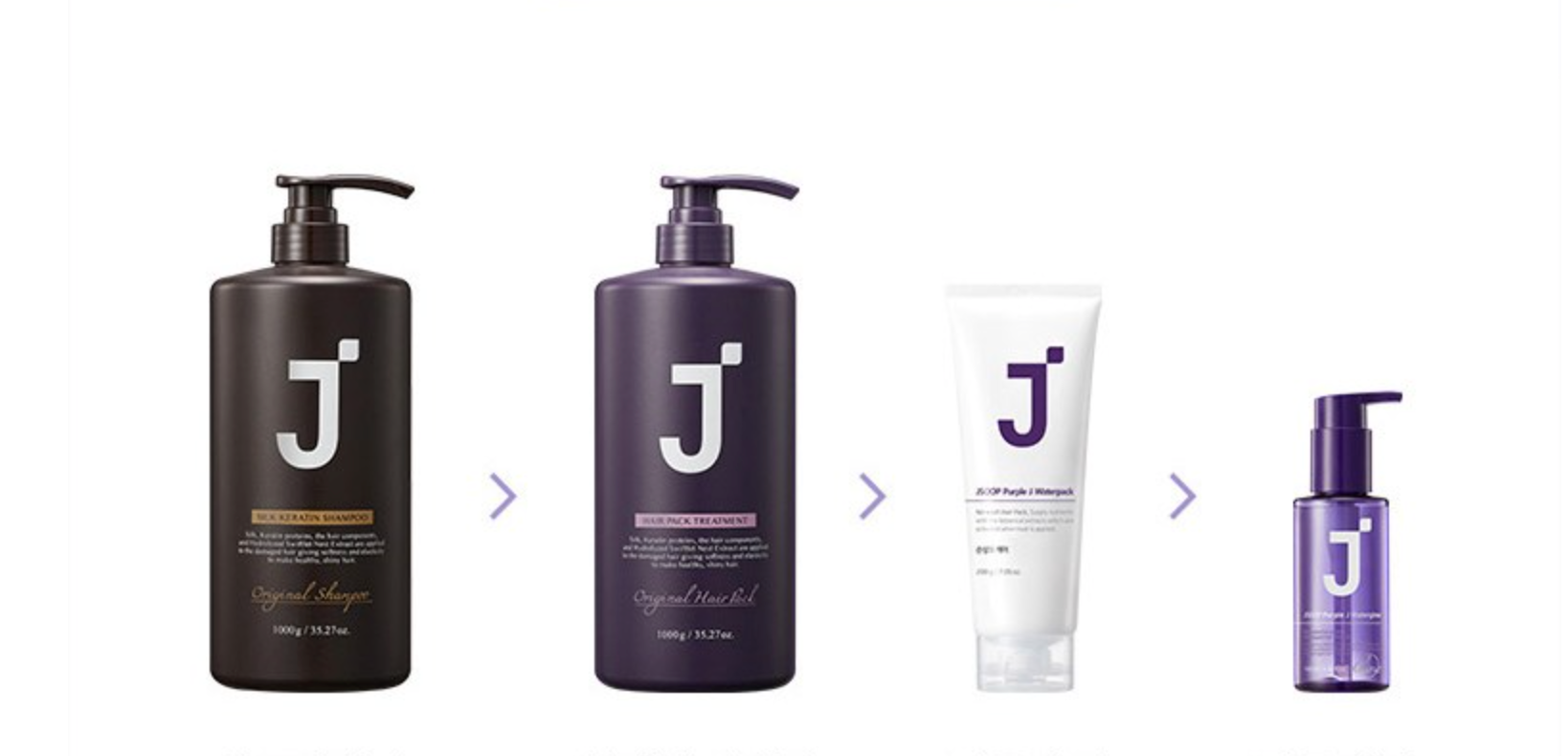 K-Beauty JSOOP Total Haircare Set (Shampoo + Restore Treatment + Waterpack + Essence Oil)