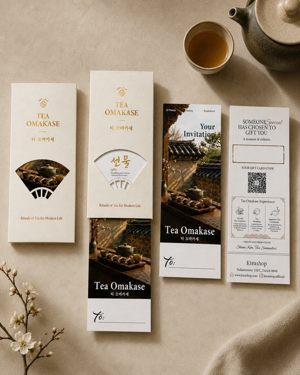 Tea Omakase Gift Voucher — Private Tea Ceremony in Zürich