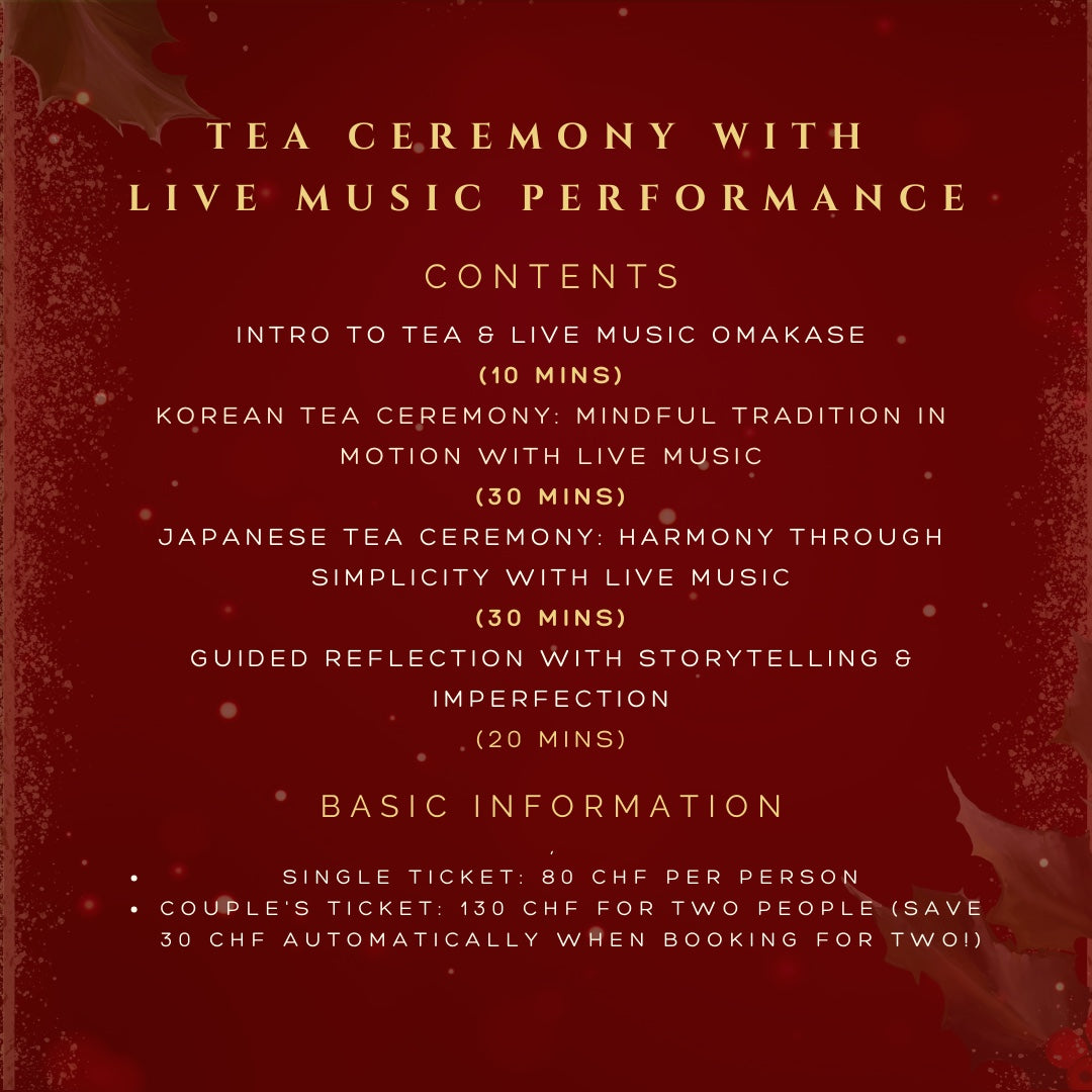 aTea & Live Music OMAKASE – A Tea Ceremony with Live Music 