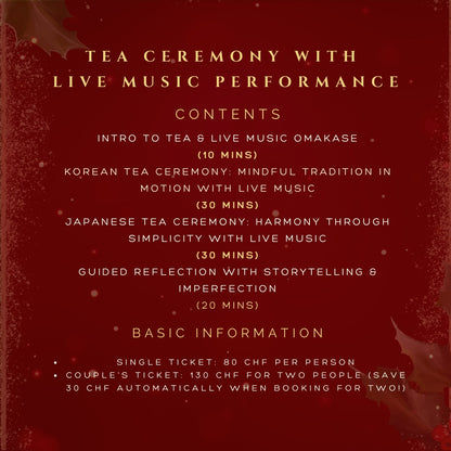 aTea & Live Music OMAKASE – A Tea Ceremony with Live Music 