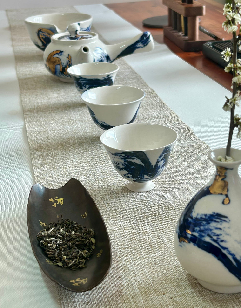 A Korean tea ceremony