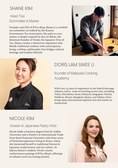 Japanese tea & confectionery autumn wagashi masterclass