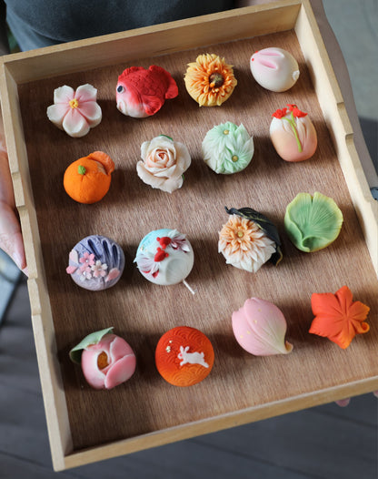 Japanese tea & confectionery autumn wagashi masterclass