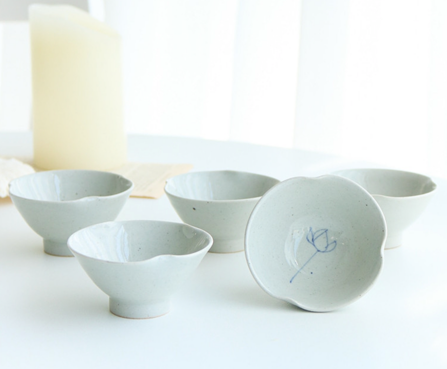 Korean Traditional Tea Cup Set – Handcrafted Ceramic Cups for Daily Ritual & Modern Tea Culture