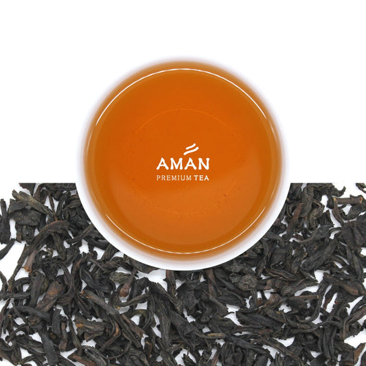 [정상소총] Thé noir chinois | Lapsang Souchong - Le premier thé noir au monde avec une saveur unique de fumée de pin | Feuille 40g