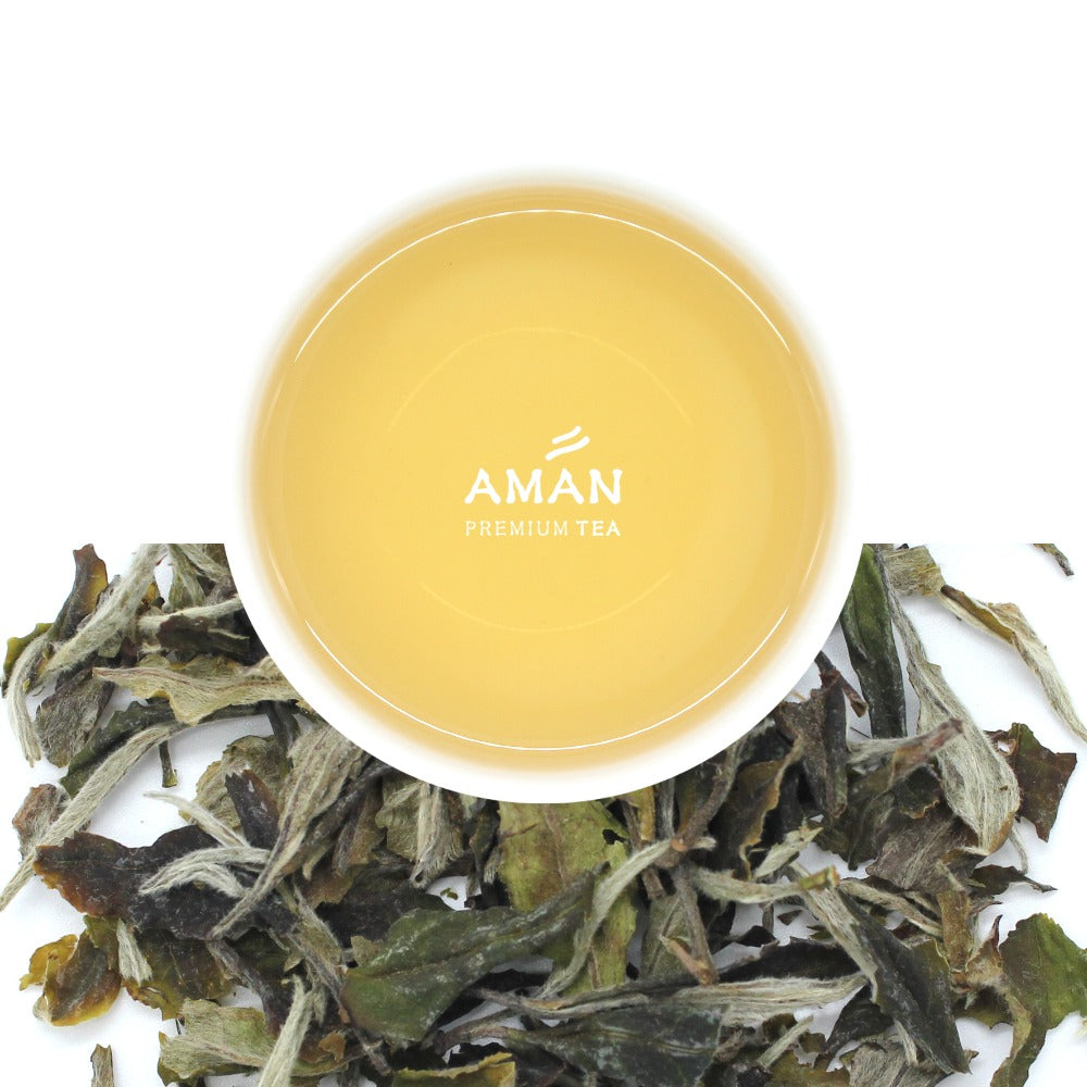 [백차] Premium Chinese White Tea - White Peony (Bai Mu Dan) | 30g Leaf Tea