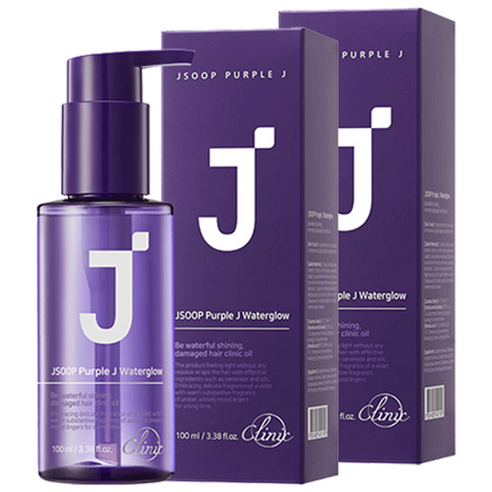 K-Beauty JSOOP |  Purple J Waterglow Silk Protein Hair Essence Oil