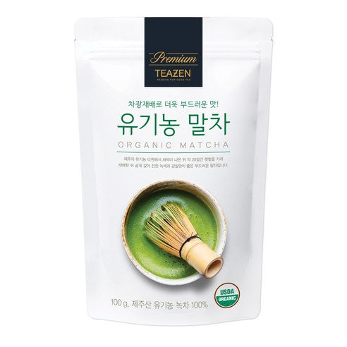 [티젠 유기농 말차] Teazen Organic Matcha Powder (100g)
