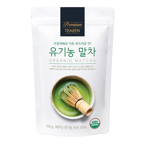 [티젠 유기농 말차] Poudre de Matcha Bio Teazen (100g) 