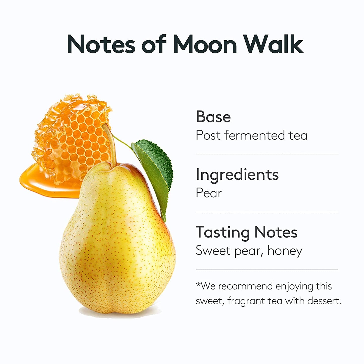 OSULLOC Moon Walk Tea (Post-fermented Tea with Sweet elegant flavor of Korean pear )| Korean Premium Blended Tea Bag | Sweet Fruit Tea | 10 or 20 Packs