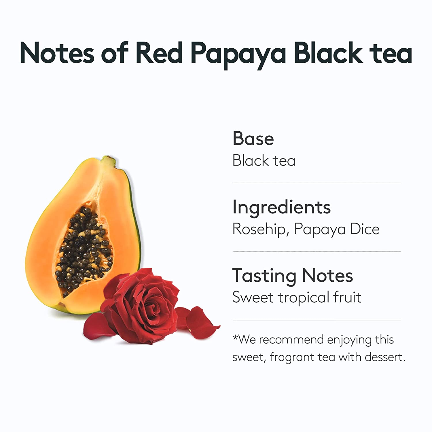 [오설록  레드파파야 블랙트]OSULLOC Red Papaya Black Tea (Black tea with fragrant red rose and sweet papaya flavor)| Korean Premium Blended Tea Bag | Sweet Fruit Tea | 10 or 20 Packs
